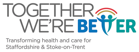 Together We're Better logo - Staffordshire & Stoke on Trent
