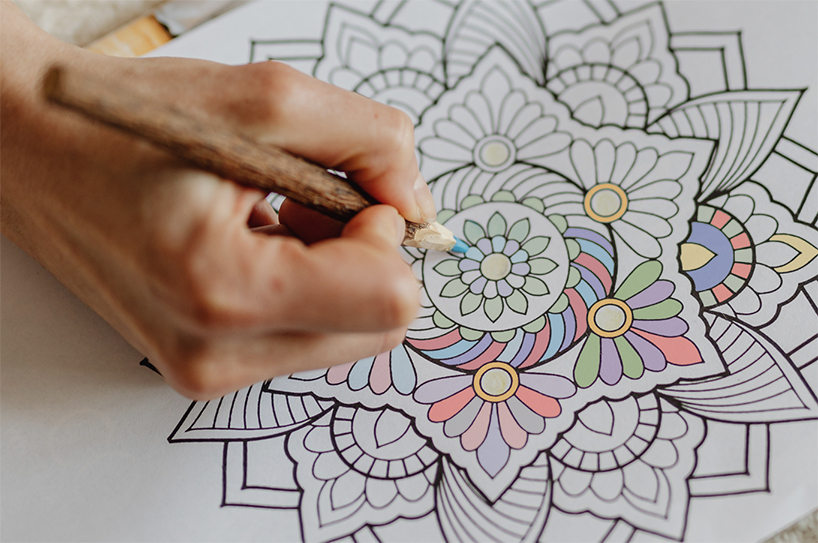 Mindfulness Colouring for better mental health